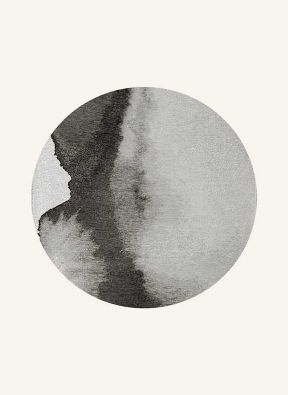 louis de poortere Teppich MEDITATION LAGOON SCHWARZ