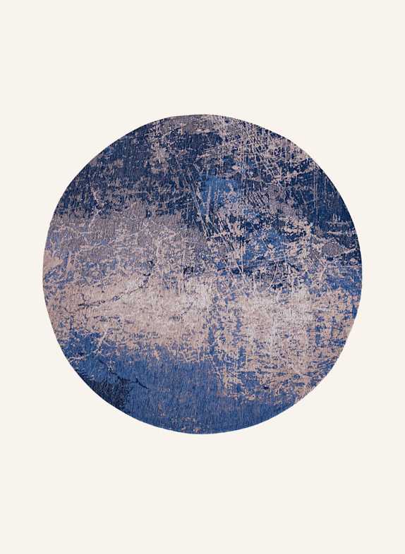 louis de poortere Teppich MAD MEN CRACKS BLAU