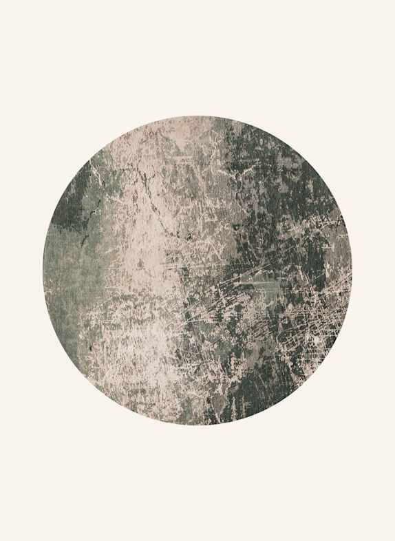 louis de poortere Teppich MAD MEN CRACKS GRÜN