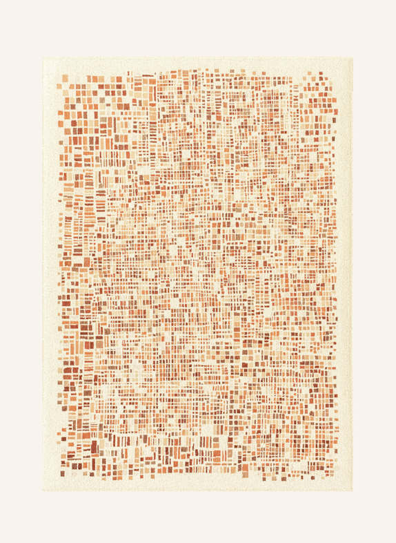 louis de poortere Teppich GALLERY CUBIK HELLORANGE