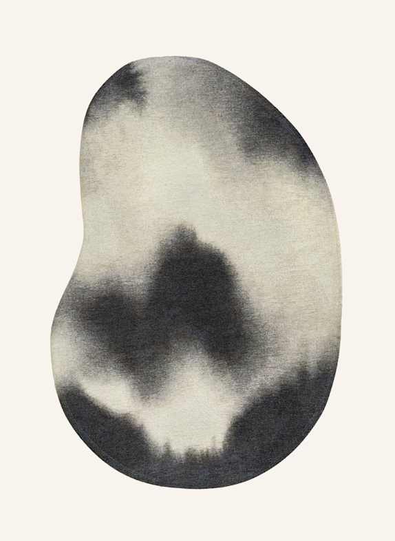 louis de poortere Teppich MEDITATION AQUARELLE SCHWARZ