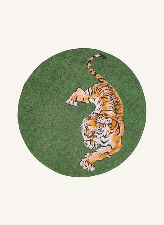 louis de poortere Teppich POP TIGER GRÜN