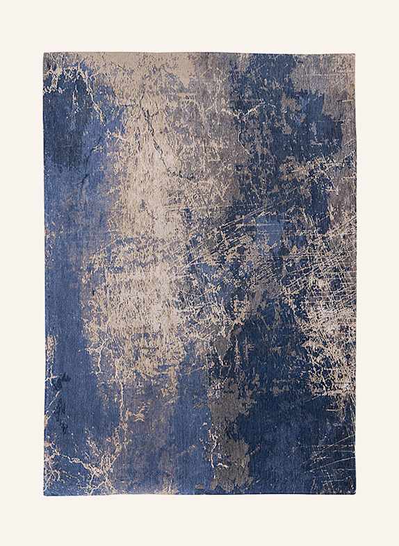 louis de poortere Teppich MAD MEN CRACKS BLAU