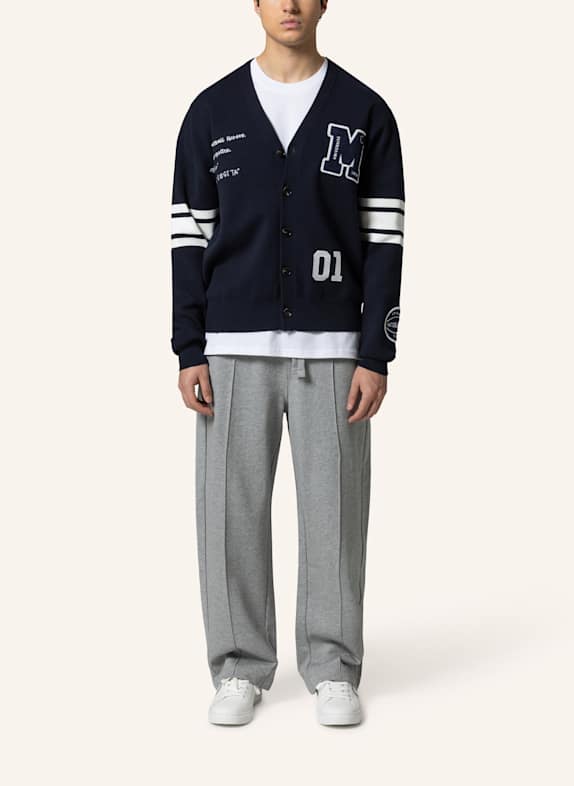 19V69 ITALIA Strickjacke ALDO COLLEGE BLAU
