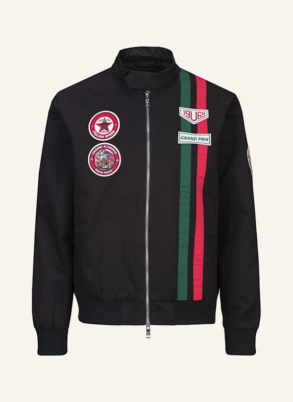 19V69 ITALIA Bomberjacke PANATTA RACING SCHWARZ