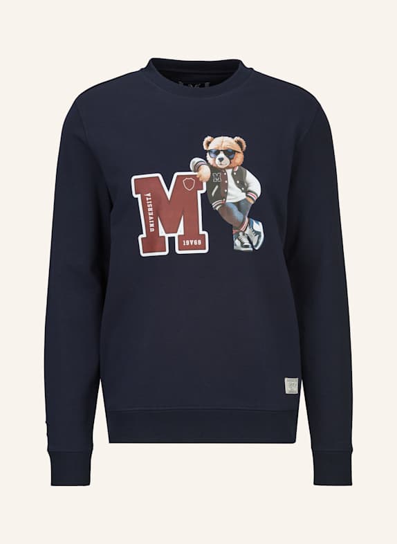 19V69 ITALIA Sweatshirt NICO COLLEGE BLAU