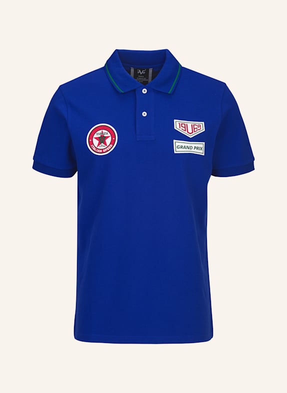 19V69 ITALIA Poloshirt EMILIO RACING BLAU