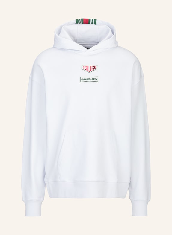 19V69 ITALIA Oversized Hoodie QUENTINO RACING WEISS
