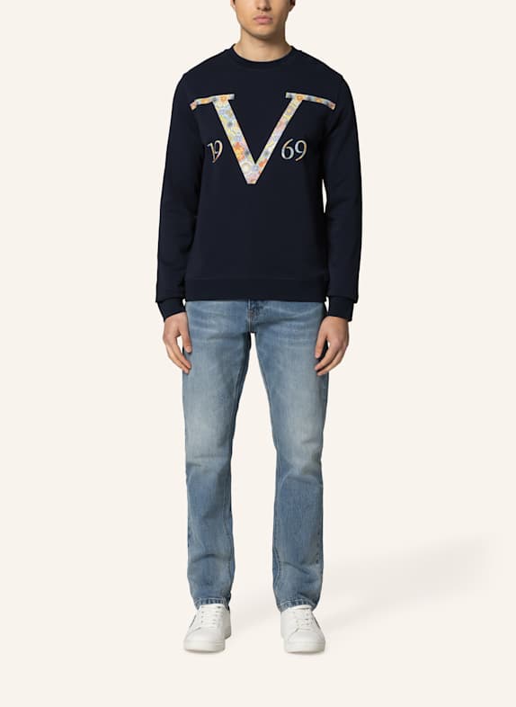 19V69 ITALIA Sweatshirt NICO BAROQUE BLAU