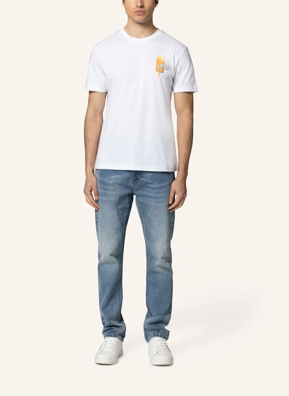 19V69 ITALIA T-Shirt RAFAEL DIP WEISS