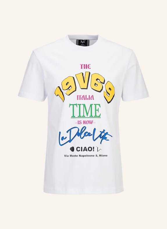 19V69 ITALIA T-Shirt RAFAEL CIAO WEISS