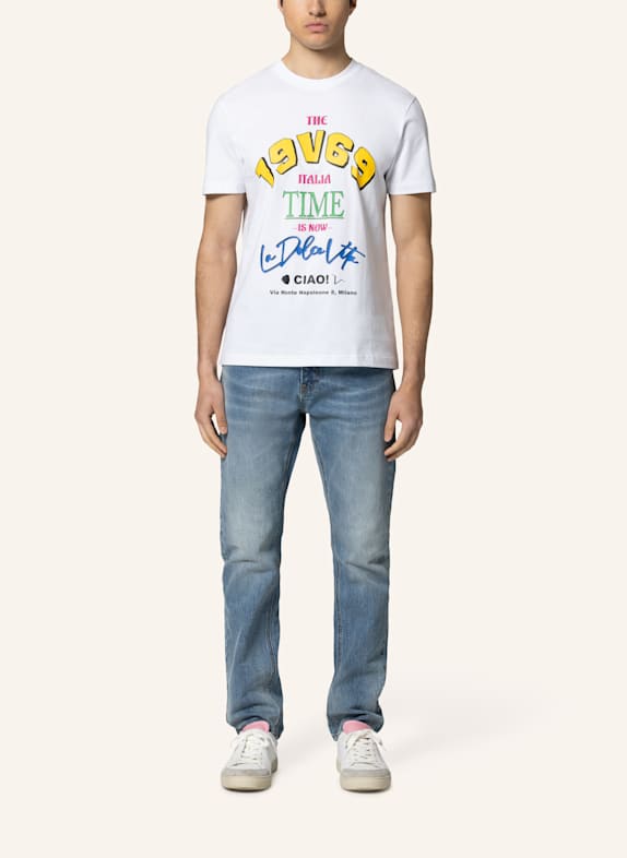 19V69 ITALIA T-Shirt RAFAEL CIAO WEISS