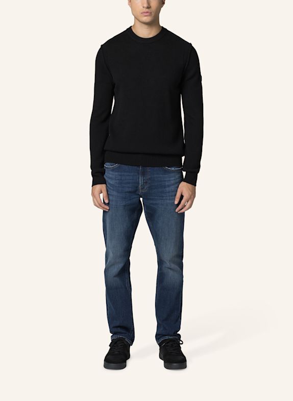 19V69 ITALIA Strickpullover Ricardo SCHWARZ
