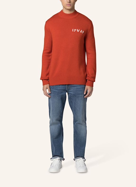 19V69 ITALIA Strickpullover Anteo ORANGE