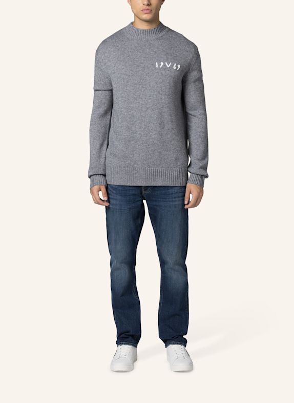 19V69 ITALIA Strickpullover Anteo GRAU
