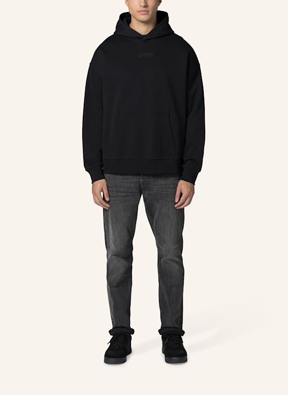 19V69 ITALIA Hoodie Quentino Street SCHWARZ