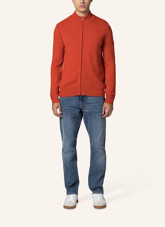 19V69 ITALIA Cardigan Zaccaria ORANGE