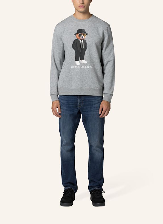 19V69 ITALIA Sweatshirt Nico Cool Teddy GRAU
