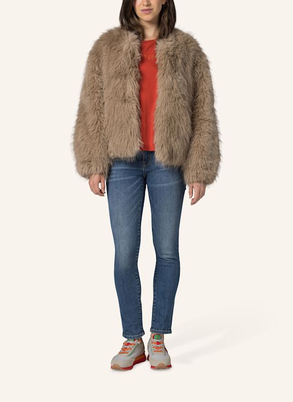 19V69 ITALIA Plüschjacke Alegra Street BEIGE