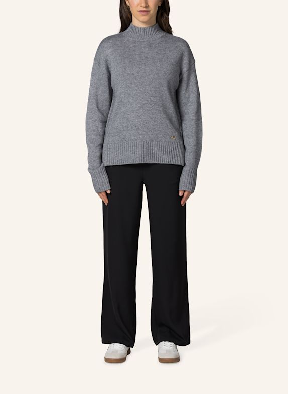 19V69 ITALIA Rollkragenpullover Lorena GRAU