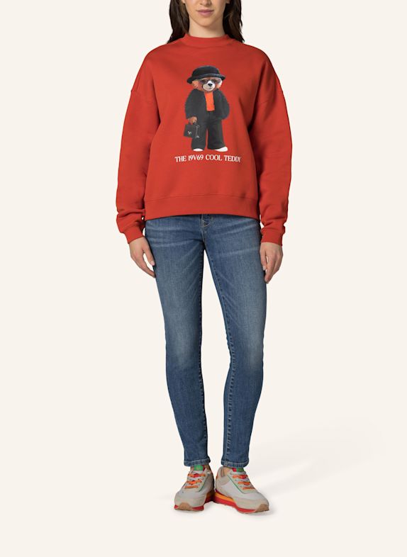 19V69 ITALIA Sweatshirt Willow Teddy ORANGE