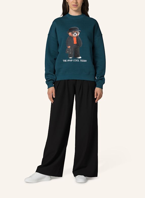 19V69 ITALIA Sweatshirt Willow Teddy GRÜN
