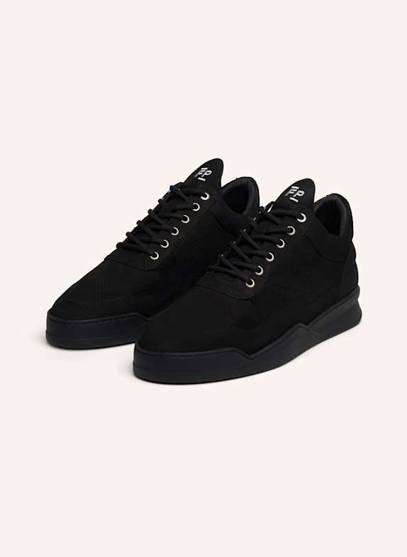 FILLING PIECES Low Top Sneaker GHOST PANEL SCHWARZ