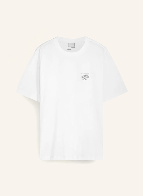 FILLING PIECES T-shirt EMBROIDERED KNOT WEISS
