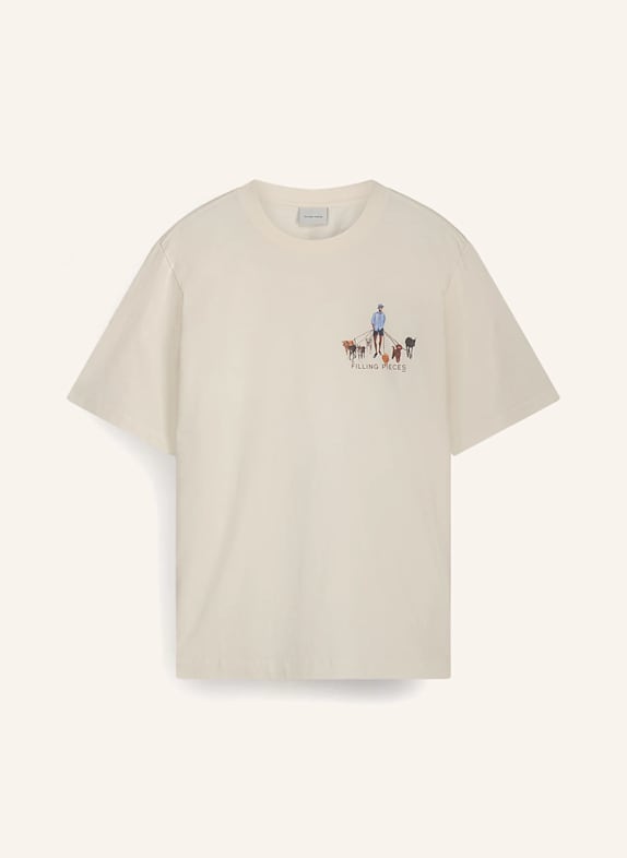 FILLING PIECES T-shirt DOG WALKER WEISS