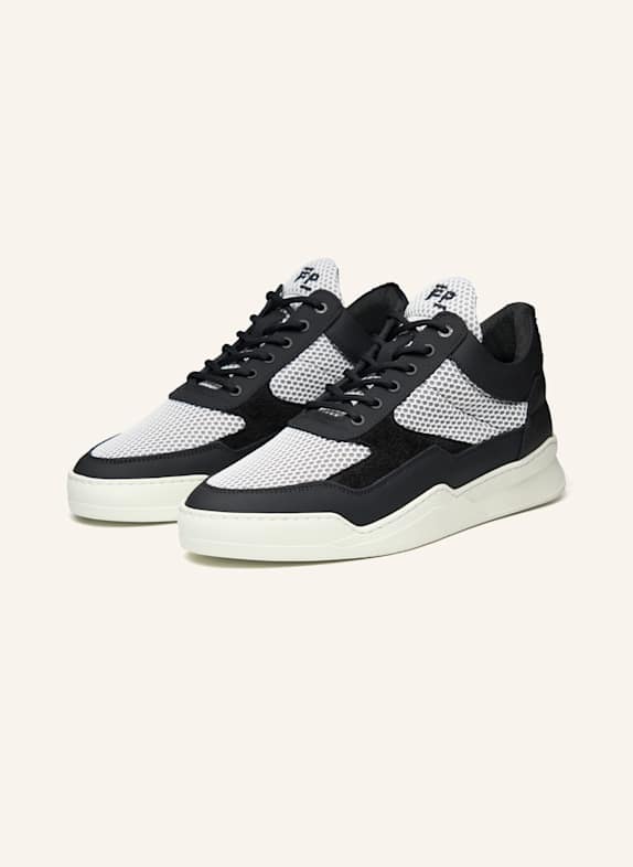 FILLING PIECES Sneaker LOW TOP GHOST MESH SCHWARZ
