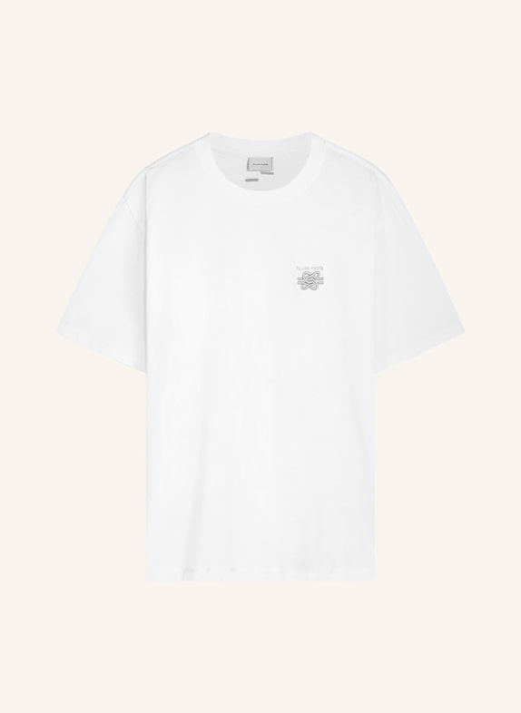 FILLING PIECES T-shirt EMBROIDERED KNOT WEISS