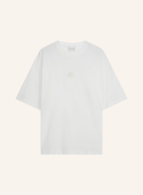FILLING PIECES T-Shirt BOXY EMBROIDERED WEISS