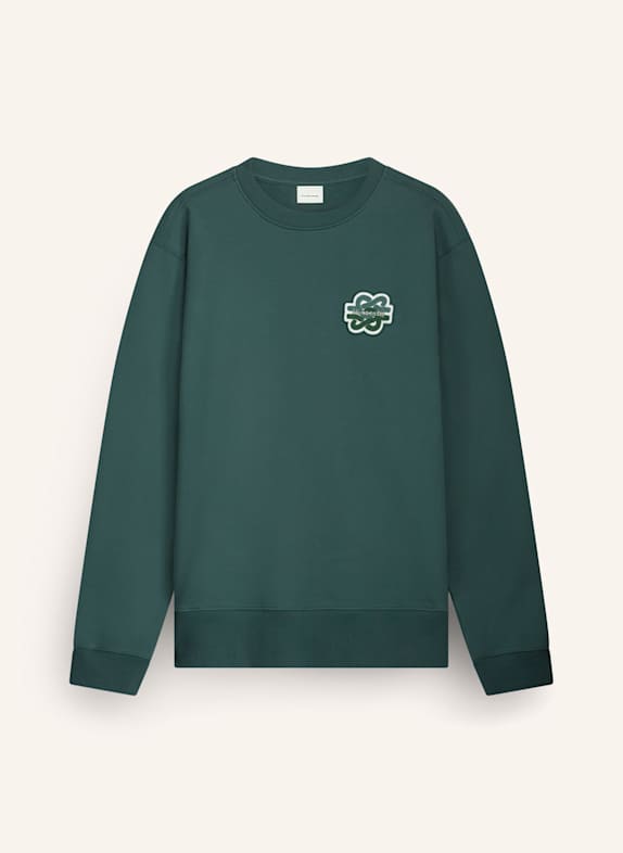 FILLING PIECES Sweatshirt GOWTU TONAL DUNKELGRÜN