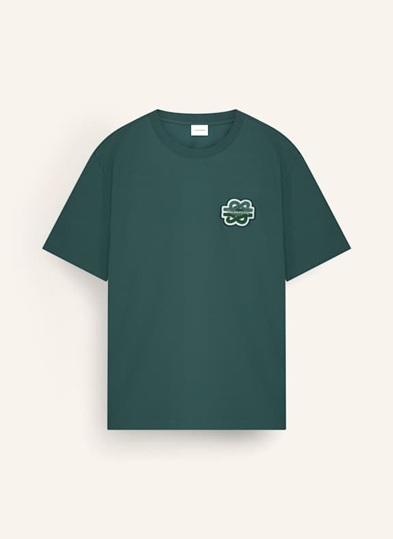 FILLING PIECES T-shirt GOWTU TONAL DUNKELGRÜN