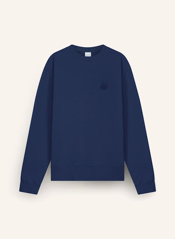 FILLING PIECES Sweatshirt Embroidered Knot DUNKELBLAU