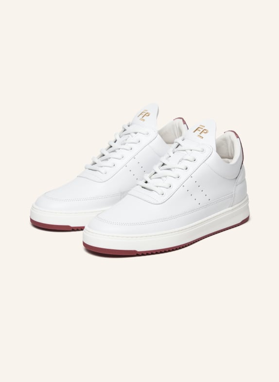FILLING PIECES Low Top Sneaker BIANCO WEISS