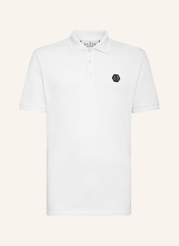 PHILIPP PLEIN Poloshirt GOTHIC PLEIN WEISS