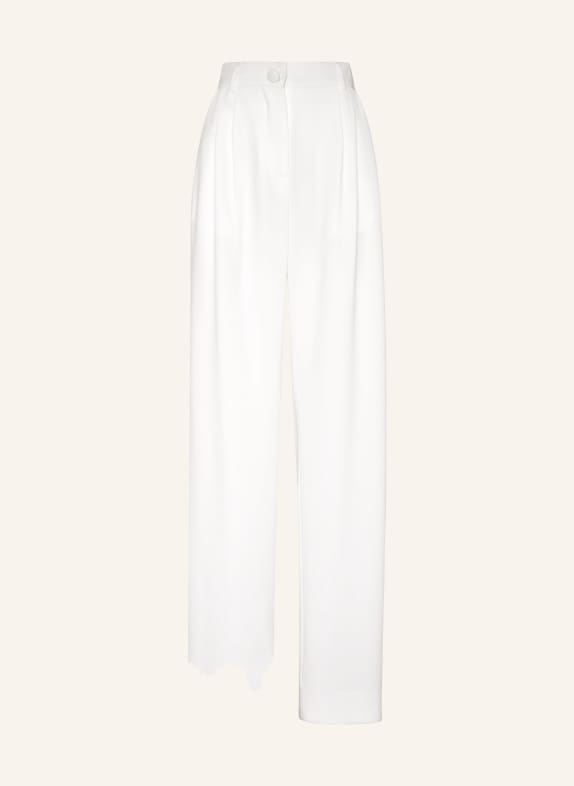 PHILIPP PLEIN Marlenehose aus Viskose WEISS