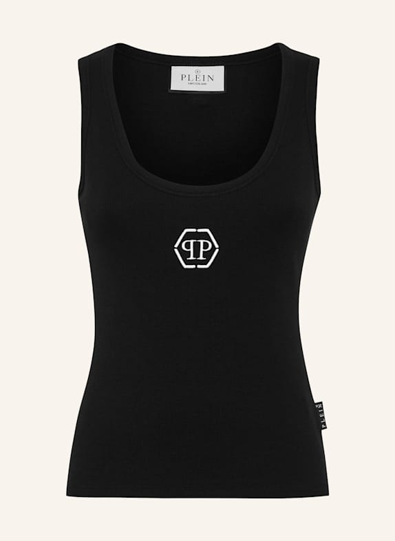 PHILIPP PLEIN Tanktop HEXAGON SCHWARZ