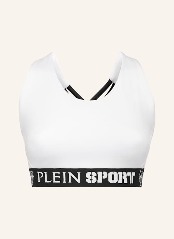 PLEIN SPORT Cropped Top WEISS