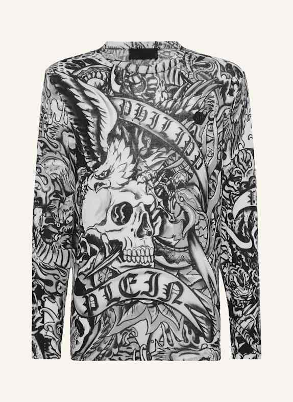 PHILIPP PLEIN Pullover TATTOO SCHWARZ