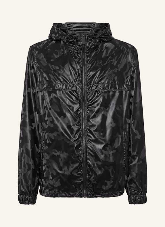 PHILIPP PLEIN Windbreaker CAMOUFLAGE SCHWARZ