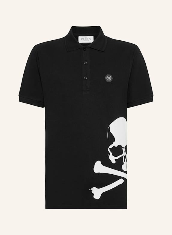 PHILIPP PLEIN Poloshirt SKULL&BONES SCHWARZ