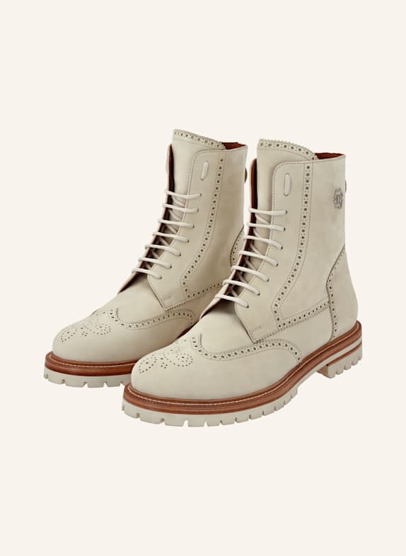 PHILIPP PLEIN Boots HEXAGON WEISS