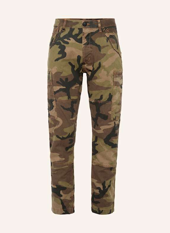 PHILIPP PLEIN Jeans Regular Fit CAMOUFLAGE BEIGE/ DUNKELGRÜN/ BRAUN