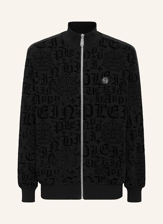 PHILIPP PLEIN Sweatjacke GOTHIC PLEIN SCHWARZ