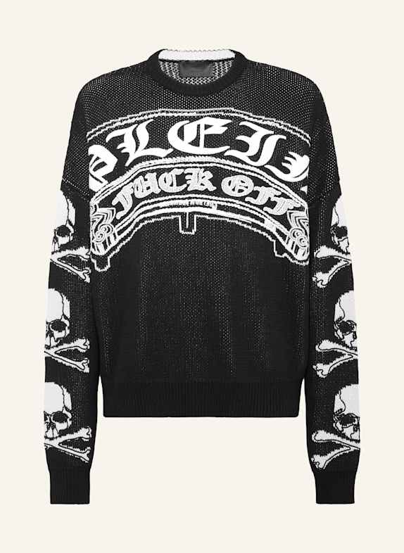 PHILIPP PLEIN Pullover GOTHIC PLEIN SCHWARZ