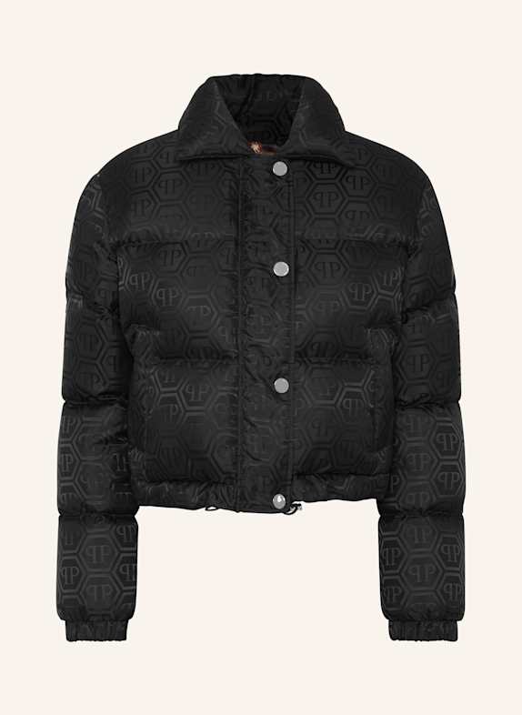 PHILIPP PLEIN Daunenjacke MONOGRAM SCHWARZ