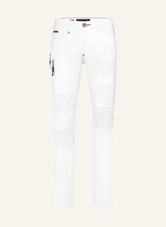 PHILIPP PLEIN Jeans Slim Fit ROCK STAR WEISS