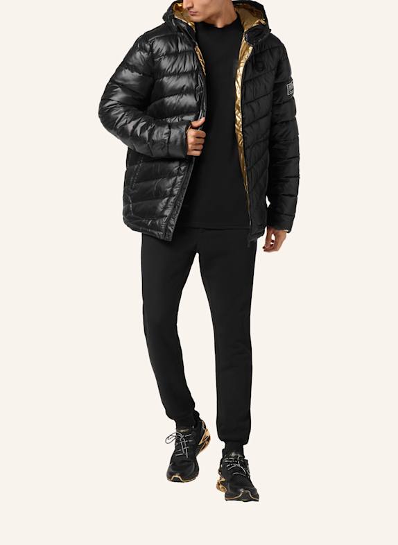 PLEIN SPORT Daunenjacke SCHWARZ